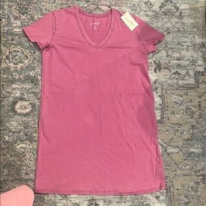 NWT Women's Pink V-Neck Dress